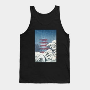 Nikko Five Storied Pagoda by Tsuchiya Koitsu Tank Top